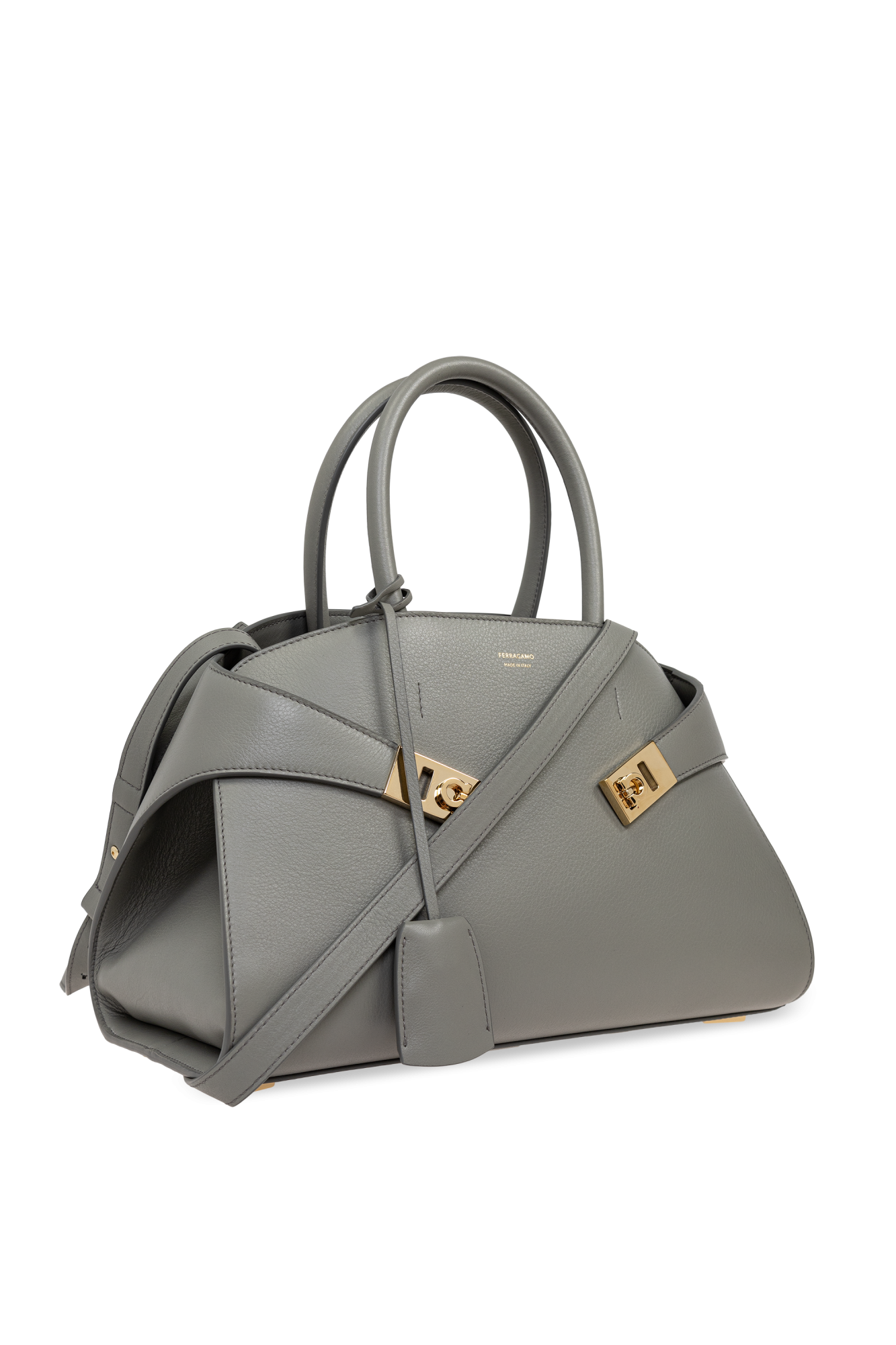 VINTAGE FERRAGAMO/フェラガモ】Gancini shoulder bag